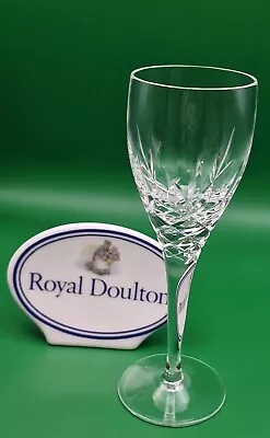 Buy Vintage Royal Doulton Stamped  Dorchester Small Crystal Wine Glass  • 15£
