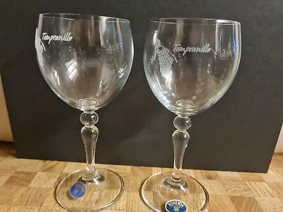 Buy Set Of 2, Bohemia Crystal, Wine Glasses/ Goblets #J • 7£