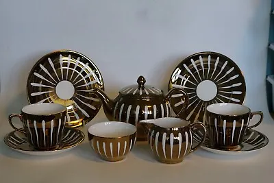 Buy Original Grays Pottery Post ART DECO Copper Lustre Tea For Two - Pattern A9277 • 29.95£