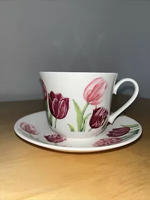 Buy Roy Kirkham Large Breakfast Cup And Saucer, Fine Bone China. • 18£