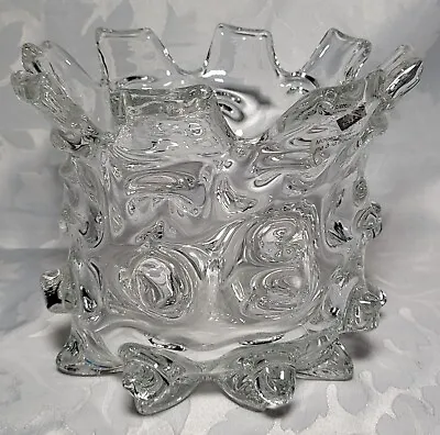 Buy Vintage Hand Blown Heavy SIA Swedish Glass Vase Bobble  • 33.95£