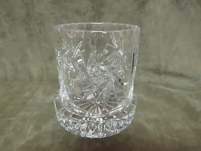 Buy Cut Glass Lead Crystal Hurricane Candleholder Clear Color Shade & Base • 14.46£