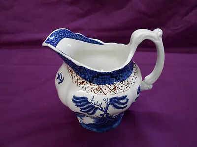 Buy Booths Real Old Willow Pattern  A 8025 Milk Jug 16cm High • 6.99£