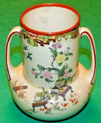 Buy Hm & Co Ltd England Oriental Art Nouveau Two Handled Vase No.33 • 20£