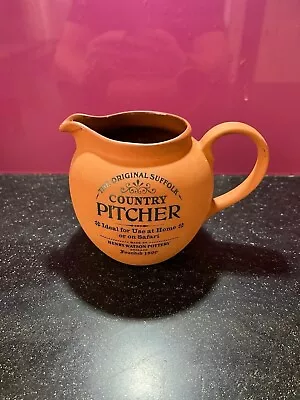 Buy HENRY WATSON The Original Suffolk Pottery Terracotta County Pitcher • 9.95£