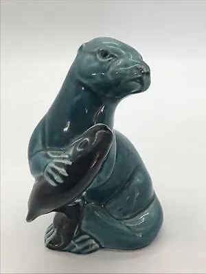 Buy Poole Pottery Otter With Fish • 4.50£