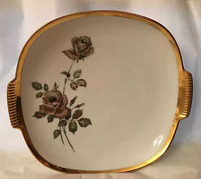 Buy Vintage Alboth & Kaiser Alka Kunst Gold Trim Dresser Dish Plate Roses Bavaria EX • 11.40£