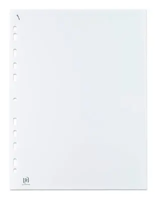 Buy OXFORD, Punched Pockets A4, Glass Clear, 100 Poly Pockets • 28.76£