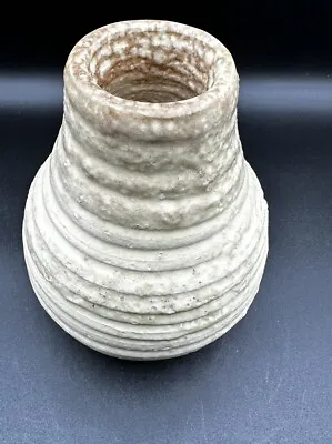 Buy Studio Art Pottery Vase Textured Signed Heavy Preowned • 22.08£