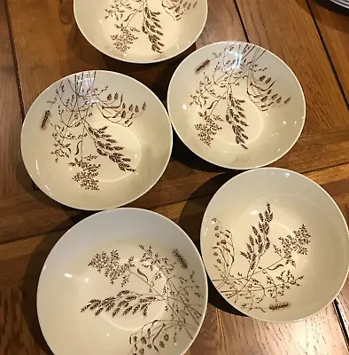 Buy Windswept J & G Meakin Pottery - Group Of 5 Cereal Bowls  - England 1970`s • 20£