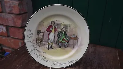 Buy Vintage Royal Doulton Series Ware D4419 Plate Robert Burns 'Captain Grose I Go' • 24.99£