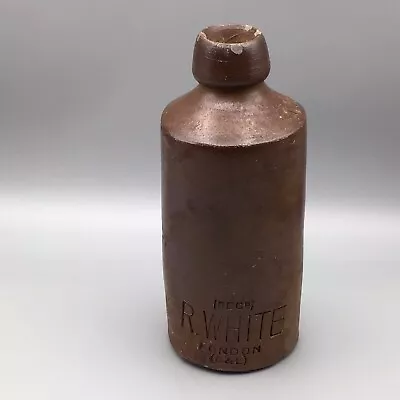 Buy 🤎 A Fab Antique Stoneware Bottle. (reg. D) ‘r. White’. London - (c & L). #22. • 15£