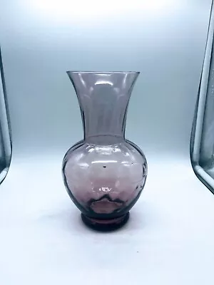 Buy Amethyst Optic Glass Bulb Vase • 17.25£