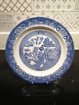 Buy Wood & Sons Willow 9 Inch Luncheon/Dinner Plate Excellent Condition • 4.99£