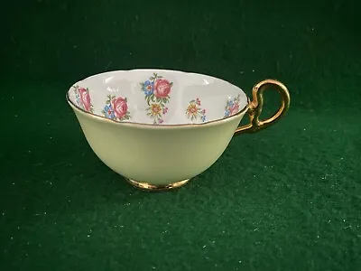 Buy Royal Grafton Fine Bone China Cabinet Cup Only ~ Yellow With Flower Design • 9.95£