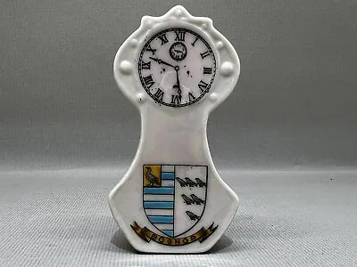 Buy Crested China Clock Carlton - Bognor Regis (Y2 922) • 8.50£