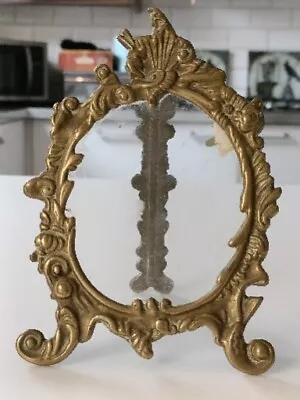 Buy Art Nouveau Style Brass Picture Photo Frame With Glass  • 4.95£