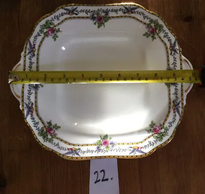 Buy Antique Aynsley England Handled Bread Or Cake Plate • 10£