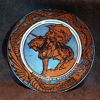 Buy Superb Vintage 1920s Royal Doulton George & The Dragon Design Series Ware Plate • 50£