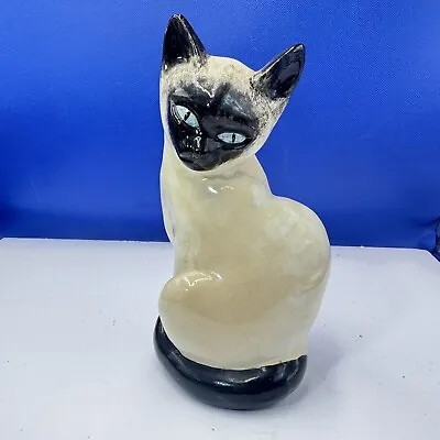 Buy Siamese Sitting Cat Porcelain Figurine Made In England Beswick Style Lovely • 26.97£