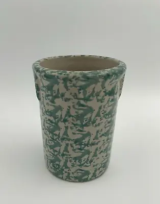 Buy Vintage Clay City Indiana Stoneware Pottery Utensil Holder Sponge Ware Marked • 21.13£