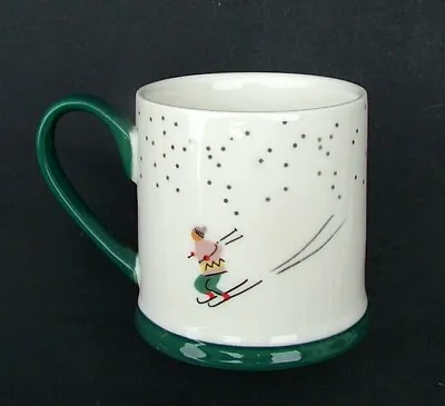 Buy Staffordshire Fun 300ml Ski Tea Or Coffee Mugs 8.75cm High - Look In VGC • 7.50£