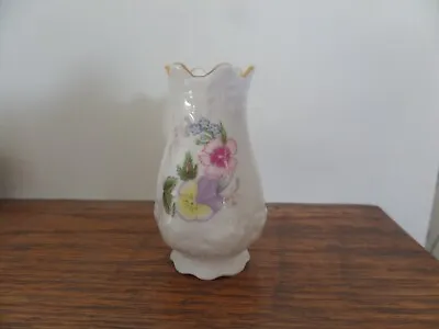 Buy Small Vintage Aynsley Wild Tudor Fine Bone China Bud Vase • 4.95£