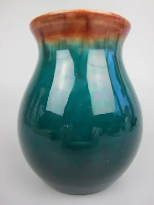 Buy Accolay Pottery Vase / Pot. Green & Brown Tone. 1950's Vintage. France. ~ 12 Cm • 24.99£