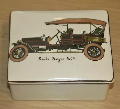 Buy Vintage Sandland Ware Trinket Box And Pin Trays - Vintage Cars • 4.99£