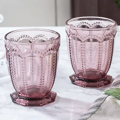 Buy 2pc Coloured Bella Perle Glassware Wine Glass Tumblers Dinner Party Home Gift • 16.99£