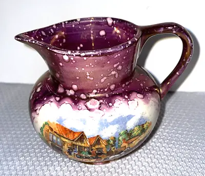 Buy Creamer 3.5 Inches Tall Vintage Gray's Pottery Copper Lusterware DICKEN'S DAYS • 11.50£