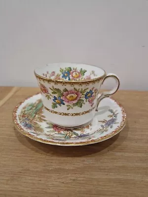 Buy Sutherland H M  Cup & Saucer Floral Pattern Fine Bone China Melville  • 6£