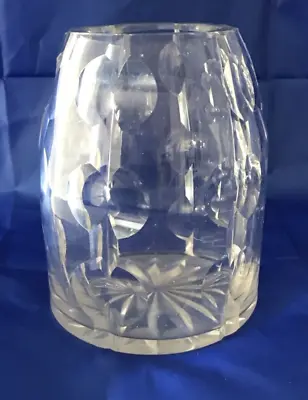 Buy Lovely Vintage Quality Crystal Cut Glass Vase 6  X 5  Free Listing • 13.95£