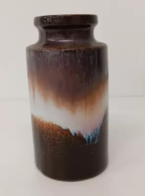 Buy Vintage West Germany Fat Lava Pottery Brown Vase - M239 • 5.99£