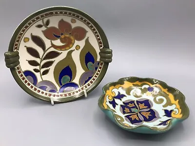 Buy Two Vintage Gouda PZH Dishes - 'Victoria' & 'Jeanita' Patterns • 20£