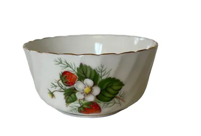 Buy Royal Adderley Mini Open Sugar Bowl Fine Bone China Strawberry Ripe England • 20.78£
