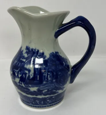 Buy Victoria Ware Ironstone Pitcher Flow Blue Vintage Ironstone Small Pitcher • 21.77£