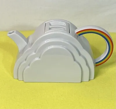 Buy Rare Vandor San Francisco Vintage 1978 Porcelain Clouds & Rainbow Teapot • 377.53£
