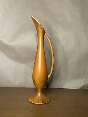Buy Haeger Ewer Vase Orang Brown  #4044 Vintage MCM • 43.21£