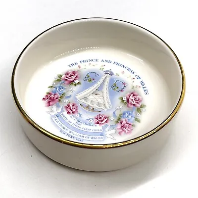Buy Vintage Prinknash Pottery Ashtray Bowl. Birth Of Prince William 1982 • 24.99£