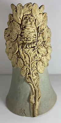 Buy Bernard Rooke Studio Pottery Owl In Tree Vase - 20 Cm Signed • 29£