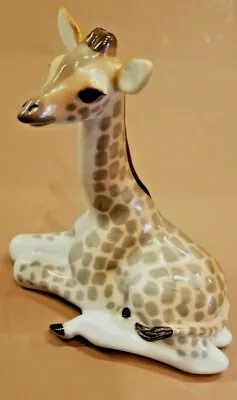 Buy Vintage Russian Lomonosov Giraffe Figurine 5 -1/4  Tall Rare USSR Collectible • 64.27£