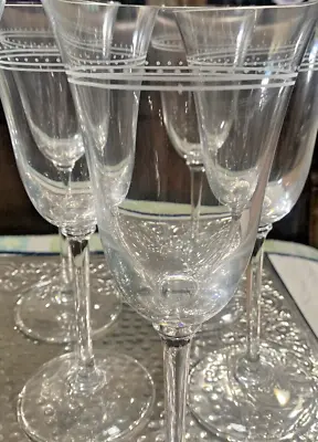 Buy Beautiful Vera Wang Wedgwood Grosgrain Crystal Wine Glass - Set Of 12 • 237.17£