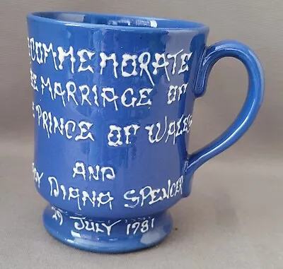 Buy Brannam Pottery Barnstable Charles & Diana  Commemorative Wedding Mug 1981 • 12£