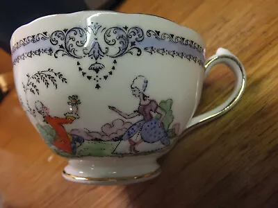 Buy Very Rare 'Dorothy Vernon' Pattern Cup And Saucer By  New Chelsea, Staffs • 99.99£
