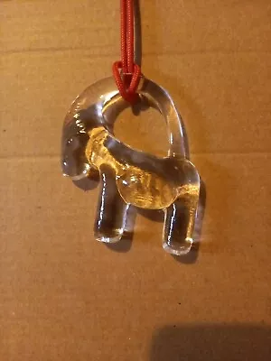 Buy Kosta Boda Of Sweden Art Glass Goat Ram Ornament Pendant Christmas Vintage Rare • 22£