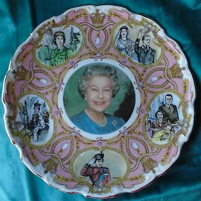 Buy Peter Jones/Goss Commemorative Plate. 70th Birthday Of Queen Elizabeth II. • 13.95£