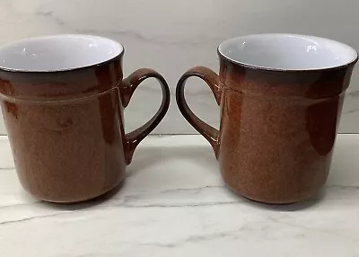 Buy 2 X DENBY Provence Vintage Mugs White Interior Excellent Condition Early 1980s • 10£