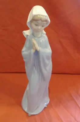 Buy Nao By Lladro Praying Nun Figurine Tall Girl Young Nun 298 Nativity • 19.99£