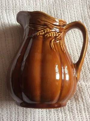 Buy ARTHUR WOOD Brown Pottery  Jug, Vintage Retro With Corn Design A03.12 • 15.99£